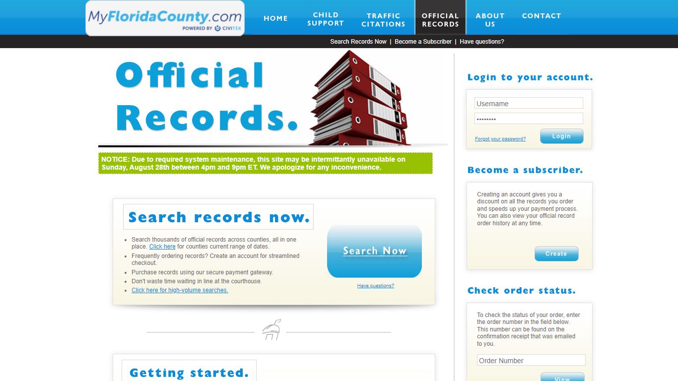 Official Records - MyFloridaCounty.com